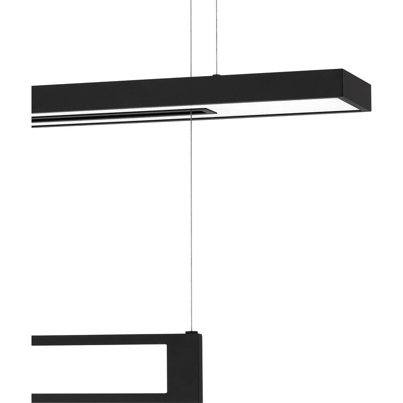 Sylvanus Integrated LED Matte Black Island Light - Matte Black