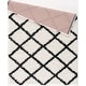 preview thumbnail 4 of 6, L'Baiet Halle White Shag Rug