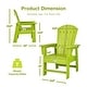 preview thumbnail 4 of 45, Costway Patio Kids' Adirondack Chair Seat Weather Resistant for Ages - See Details