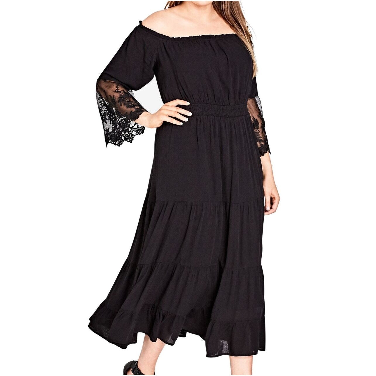 city chic ethereal maxi dress
