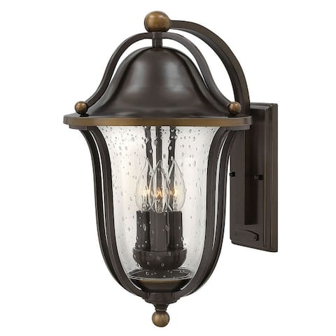 Hinkley Lighting 3 Light Outdoor Lantern Wall Sconce from the Bolla