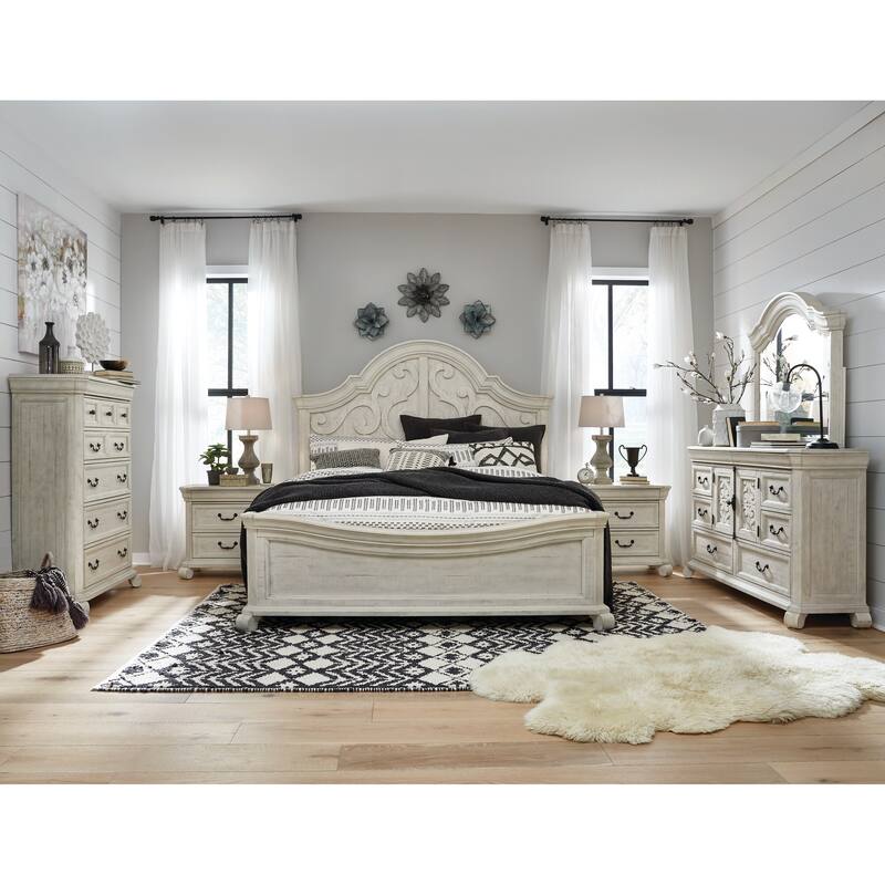 Magnussen Home Bronwyn Alabaster Drawer Nightstand