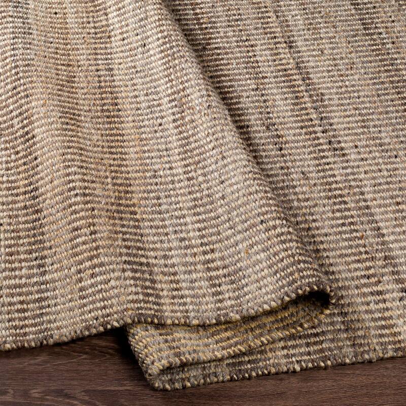 Livabliss Kenelm Boho Embroidered Jute & Wool Area Rug