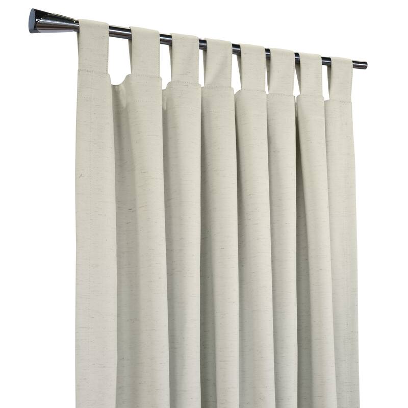 ThermaPlus Ventura Total Blackout Foamback Tab Top Curtain Panel Pair