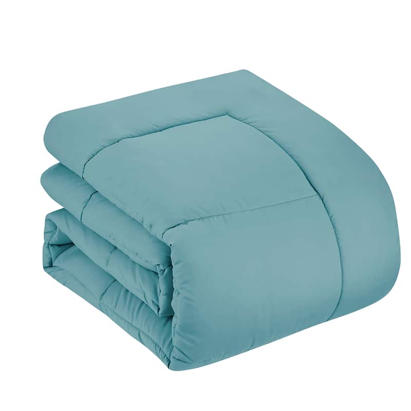 Sweet Home Collection Luxury Solid Bed-In-a-Bag with Sheet Set