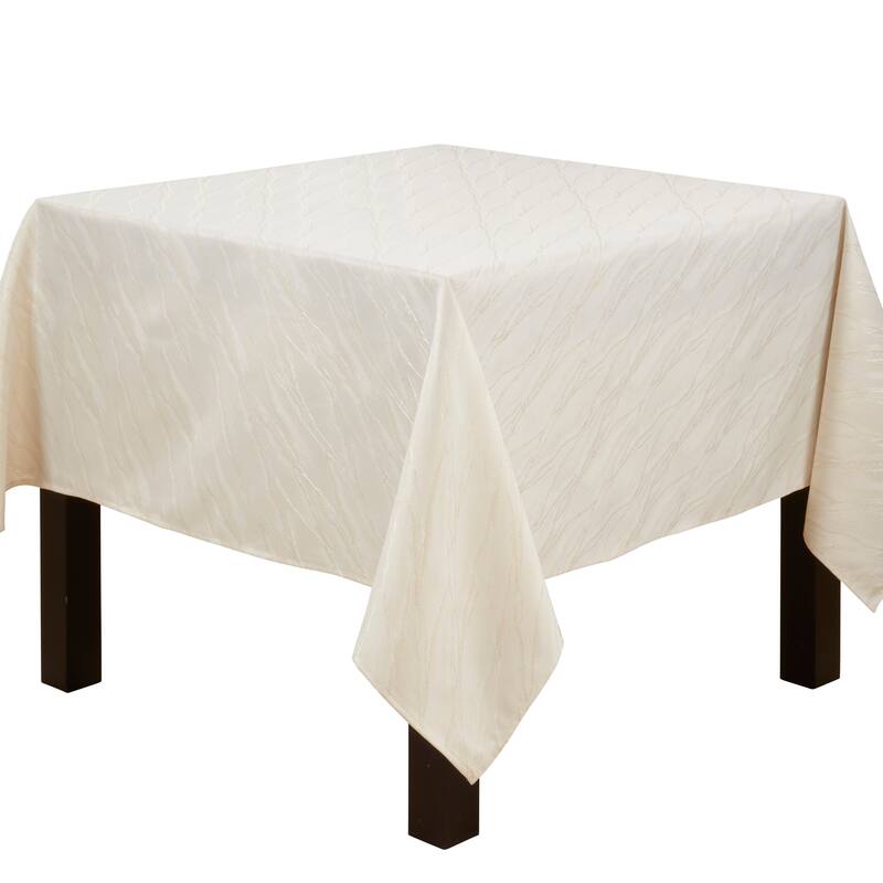 Metallic Shimmer Tablecloth - 70"x70" Square