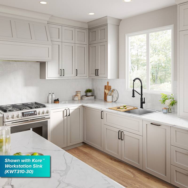 KRAUS Oletto Commercial Style 2-Function Pull Down Kitchen Faucet