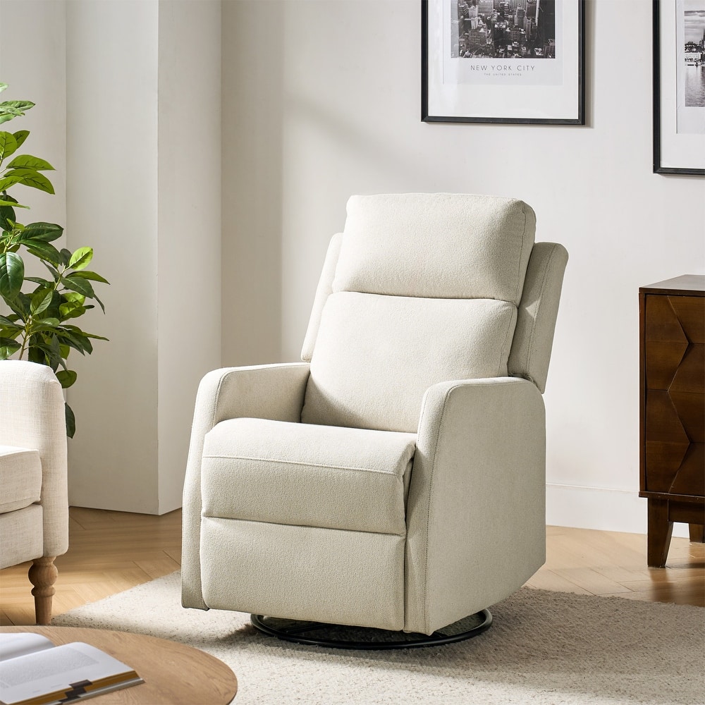 Julian Modern Swivel Rocker Manual Recliner by HULALA HOME