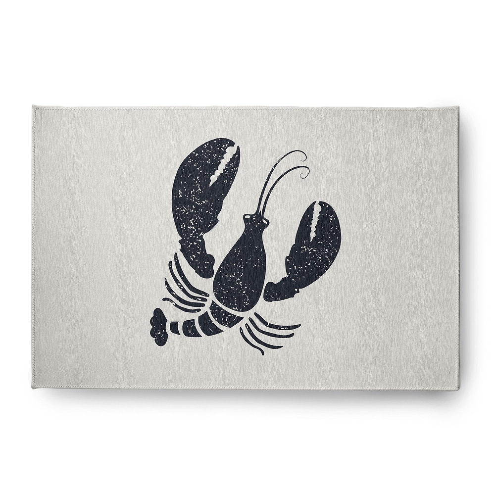 Lobster Nautical Indoor/Outdoor Rug