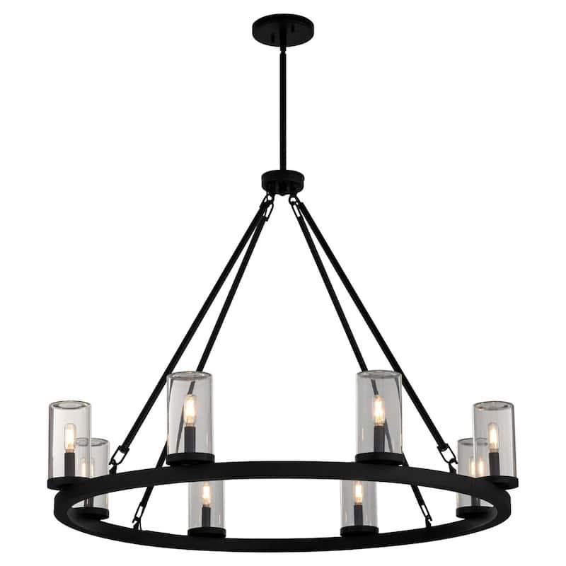 Quorum International 70-8 Gentry 8 Light 42" Wide Ring Chandelier