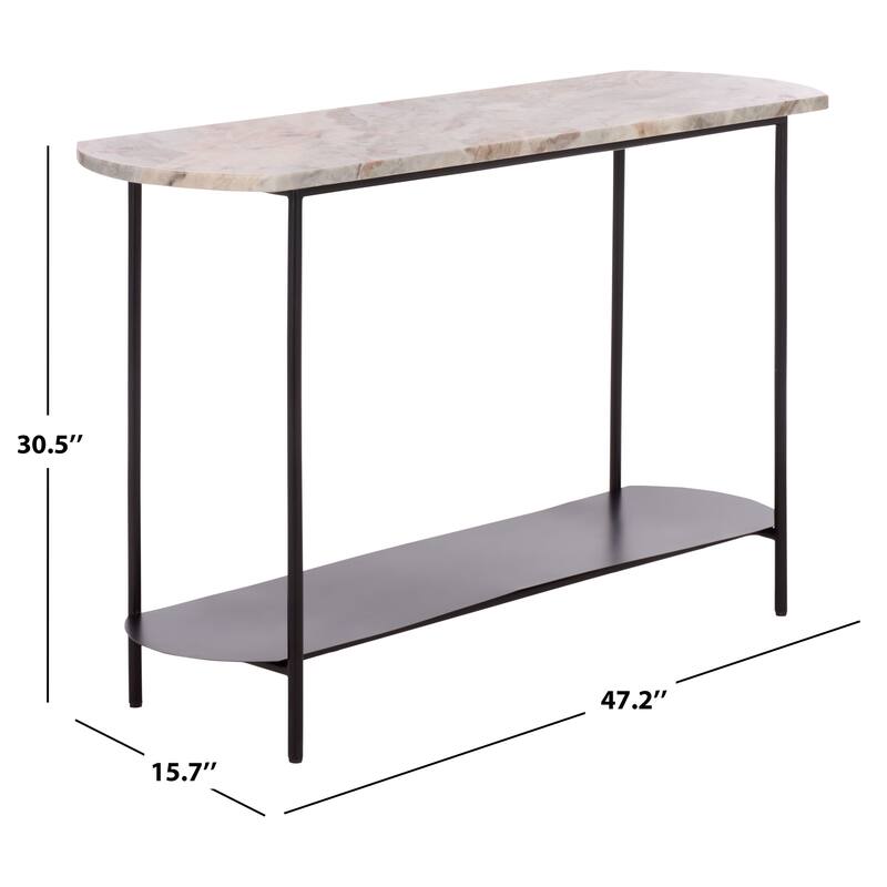 SAFAVIEH Couture Macklyn Oval Console Table - 47"W x 16"D x 31"H