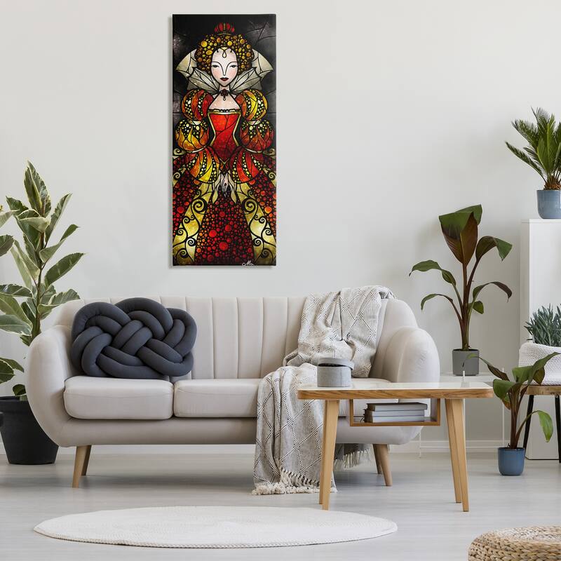 Stupell Royal Elizabeth I Portrait Canvas Wall Art Design By Mandie Manzano