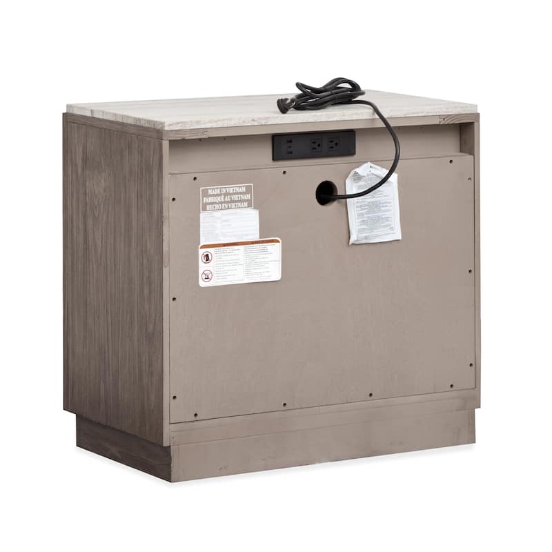 Magnussen Home Westbourne Dark Umber Door Nightstand