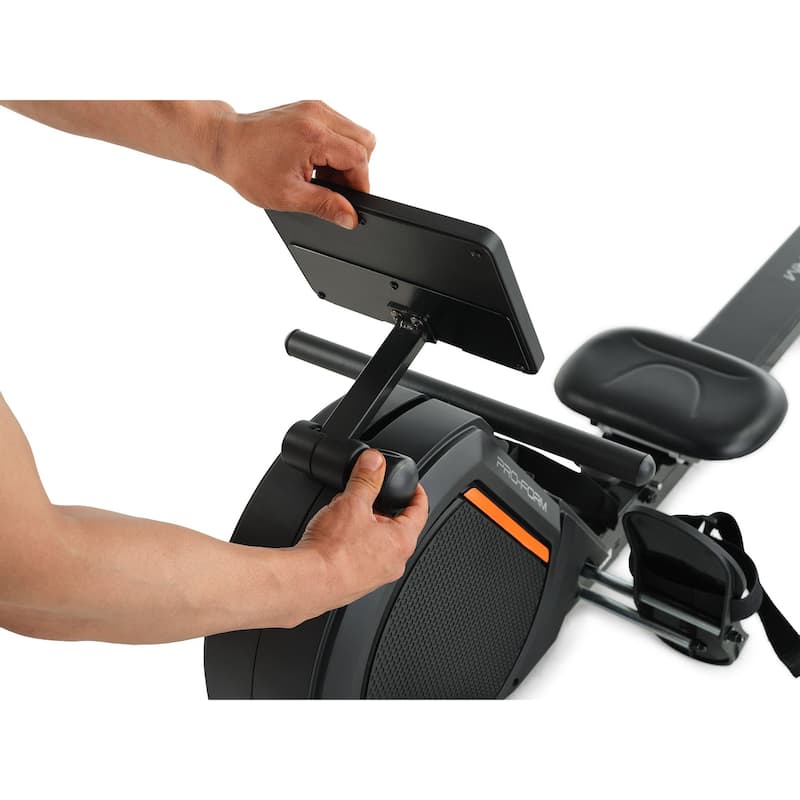 ProForm 550R Rower with Large LCD Display, Built-In Tablet Holder and SpaceSaver Design