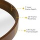 preview thumbnail 78 of 80, Classic Wooden Frame Farmhouse Round Wall Mirror