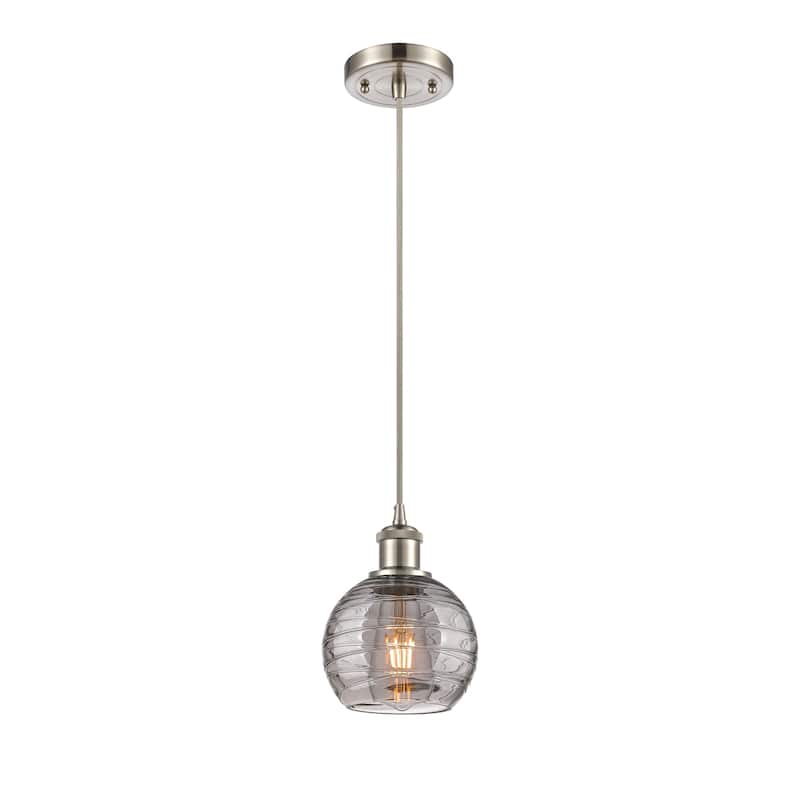 Innovations Lighting 516-1P-9-6 Athens Pendant Athens Deco Swirl 6"