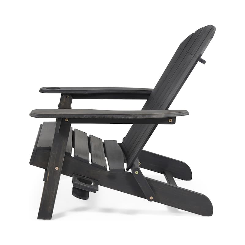 Bellwood Acacia Wood Folding Adirondack Chair by Christopher Knight Home