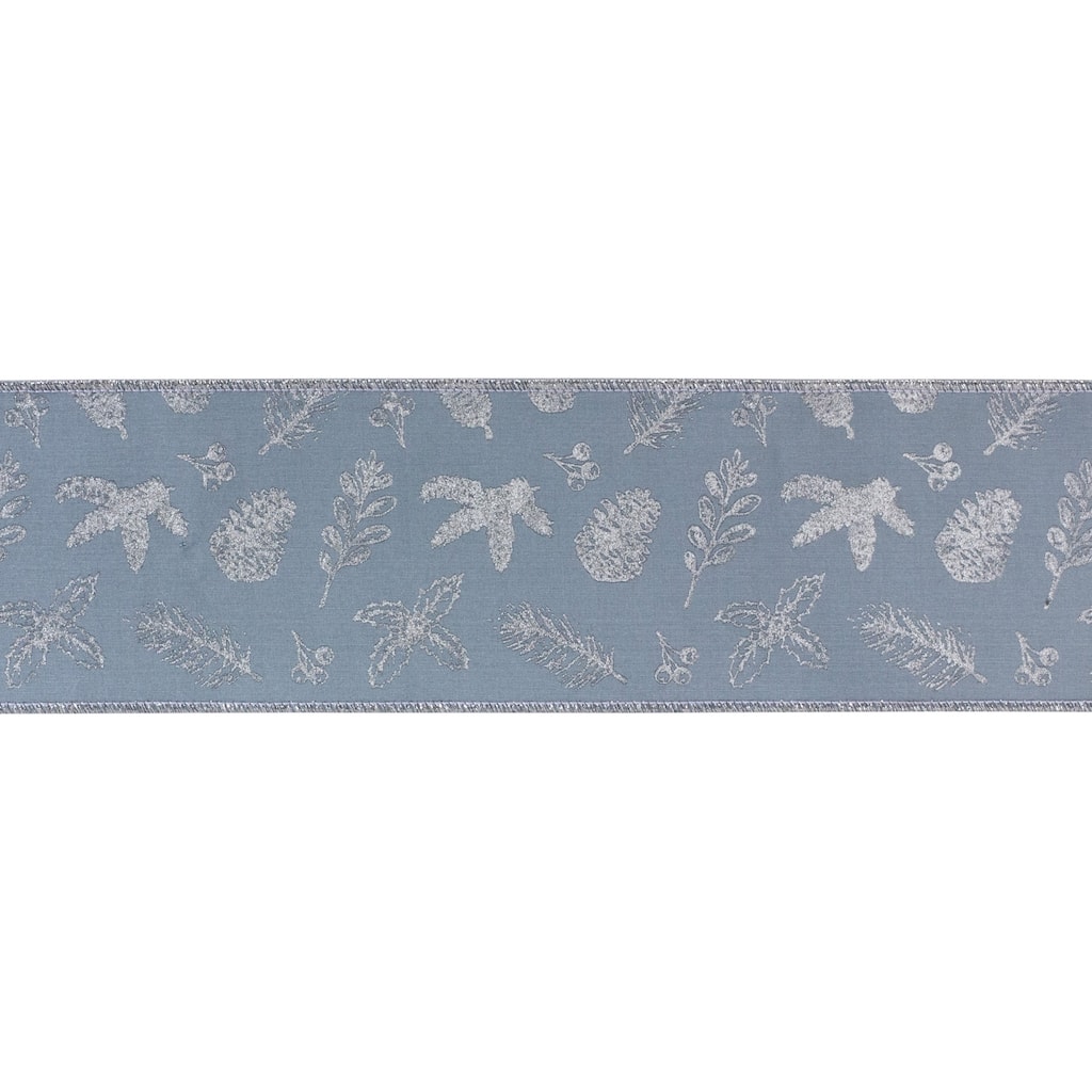Botanical Printed Ribbon 4" x 10 yds.