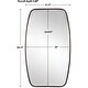 preview thumbnail 2 of 5, Uttermost 097-CANILLO-MIRROR Canillo 21-1/8" W x 36-1/8" H