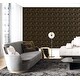preview thumbnail 9 of 14, Seabrook Designs Jazz Faux Skin Non-Woven Unpasted Wallpaper
