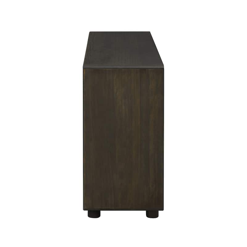 Console Table with Drawers and Shelves