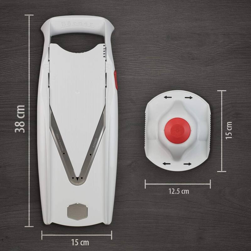 Swissmar V-7000 Borner V-Power Mandoline, White