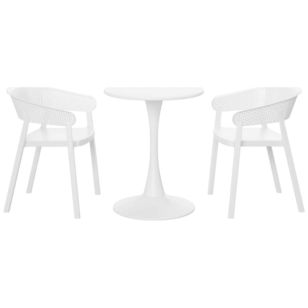 Frond and Form 2-Person Outdoor Round Dining Set