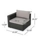 preview thumbnail 6 of 19, Christopher Knight Home Santa Rosa Outdoor 7-piece Wicker Seating Sectional Set