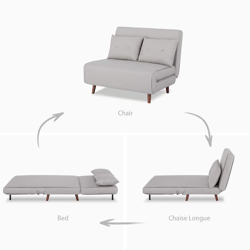 Haru 40" Convertible Lounge/ Sleeper Chair