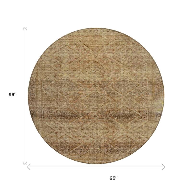 HomeRoots Geometric Transitional Rectangle Outdoor Rug