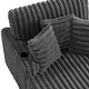 preview thumbnail 31 of 53, 41.7" W Upholstered Plush Corduroy Chaise Lounge with Pillows
