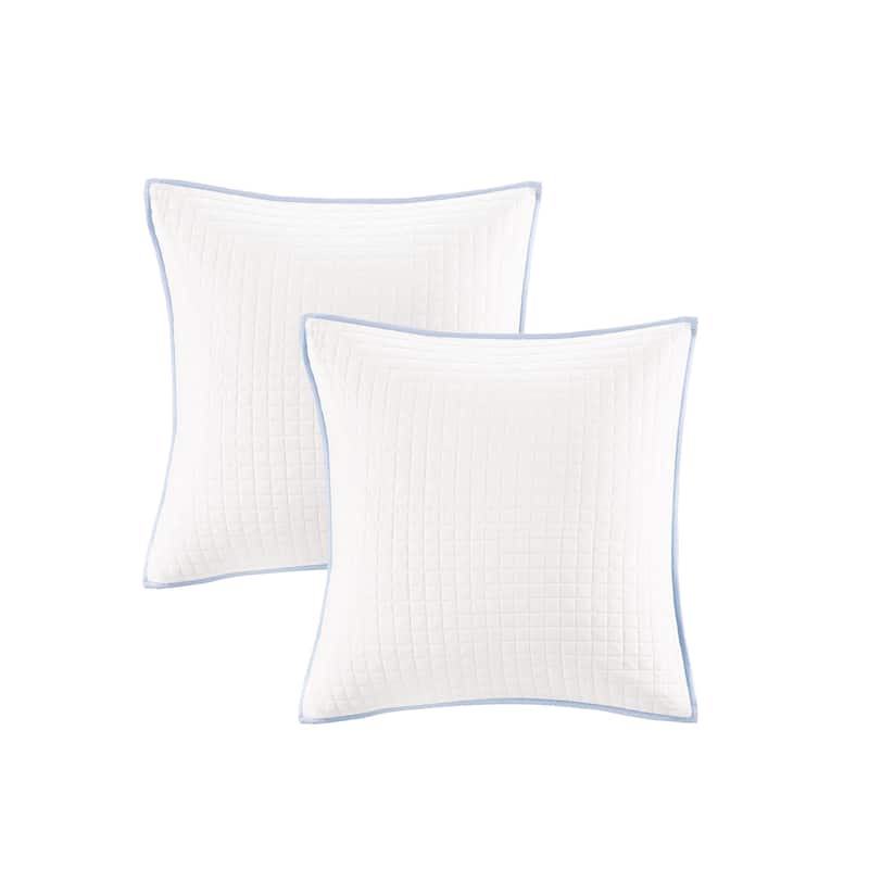 Intelligent Design Maize Cotton Jacquard Comforter Set with Euro Shams and Throw Pillows