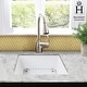 preview thumbnail 9 of 10, Highpoint Collection 16 Inch Square Fine Fireclay Kitchen Prep or Bar Sink - 18 x 18 x8.5 inches