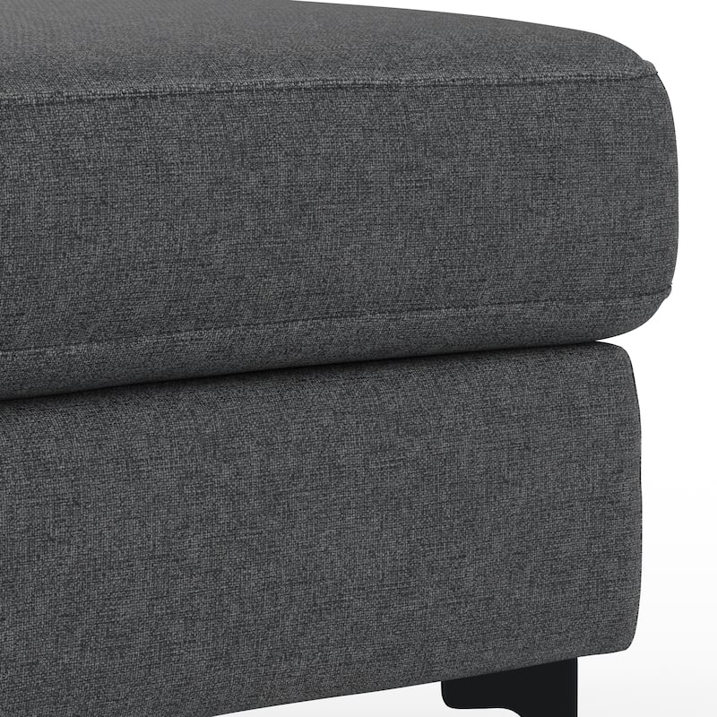 WYNDENHALL Lana Ottoman in Tightly Woven Performance Fabric