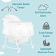 preview thumbnail 4 of 5, Dream On Me Lacy Portable 2 in 1 Bassinet and Cradle in white