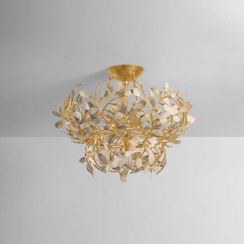 Hudson Valley Lighting 4454 Maybrook 4 Light 22" Wide Semi-Flush