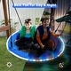 preview thumbnail 3 of 7, Trekassy 700lbs 40” Saucer Tree Swing with LED Lights for Kids Adults Outdoor