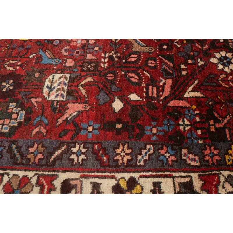 ECARPETGALLERY Hand-knotted Andelz Dark Red Wool Rug - 3'6 x 9'4