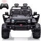 preview thumbnail 6 of 22, 24V Kids Ride On Car with Remote Control,Ride On Truck with 2 Seats 20" Extra Large Seat Wide Black