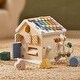 preview thumbnail 1 of 6, Tiny Land® Cottage Activity Cube - Morandi Birth - 12 Months