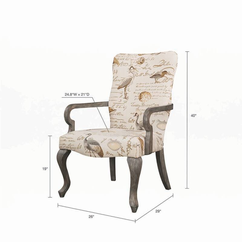 Accent chair - Ivory Multi