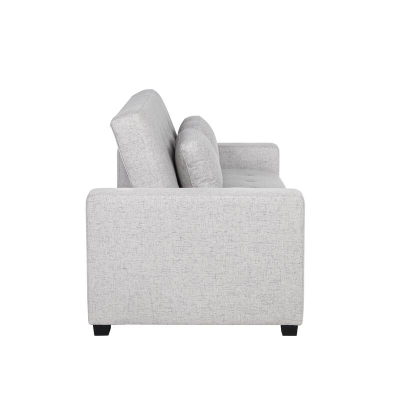 Drina Full Size Pull Out Sofa Bed Grey