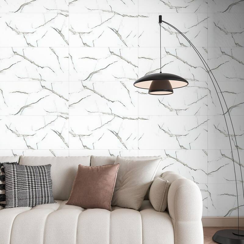Art3d 10-sheet 24"x12" Interlock Wall Tiles Backsplash Tiles Cover 20 Sq.Ft.
