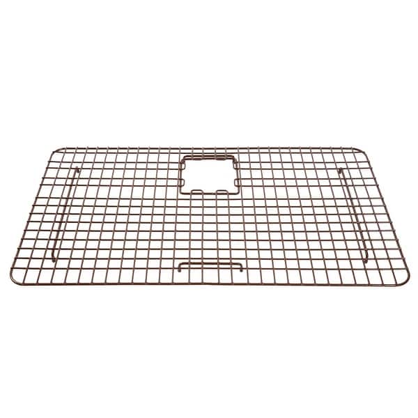 slide 2 of 4, SinkSense Merrick Antique Brown 29.75" x 17.35" Kitchen Sink Bottom Grid