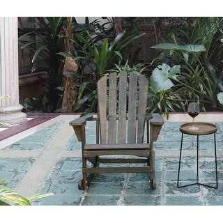 Adirondack Wooden Rocking Chair Overstock 32618721