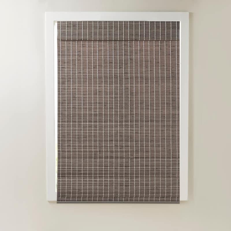 Madison Park Lyndon Bamboo Light Filtering Roman Shade