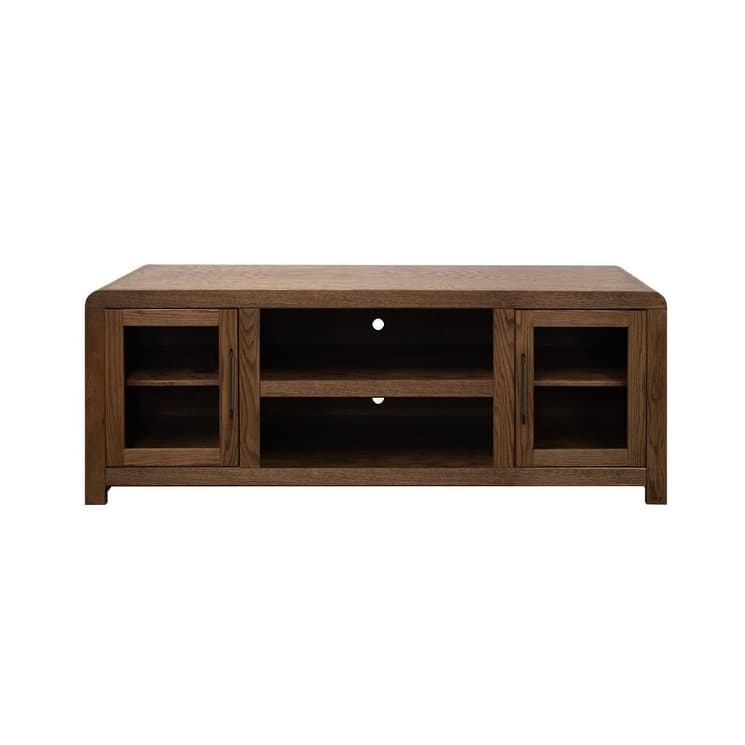 Bridgevine Home Haven 65 inch TV Stand, for TVs up to 75 inches, No Assembly Required