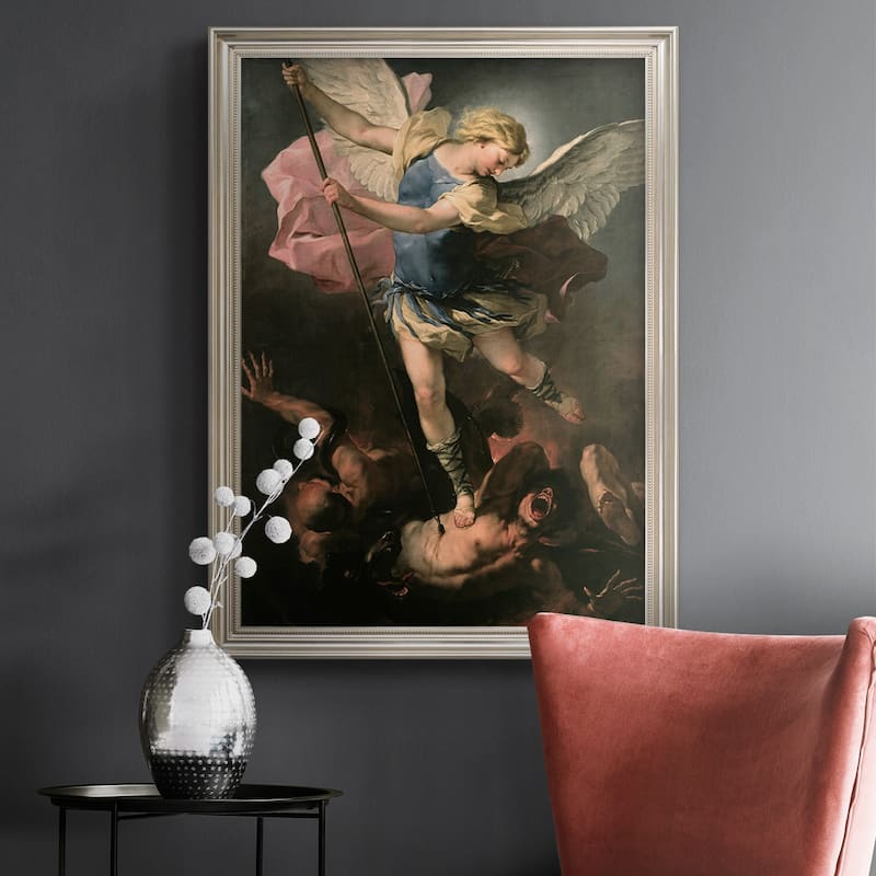 St. Michael Premium Framed Canvas- Ready to Hang