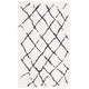 preview thumbnail 11 of 53, SAFAVIEH Berber Shag Hessie Moroccan Rug 3' x 5' - Creme/Brown - Rectangle