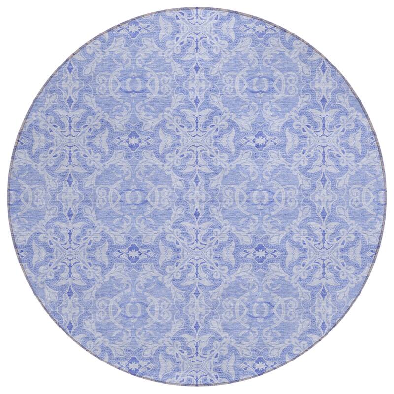 Machine Washable Indoor/ Outdoor Chantille Traditional Medallions Rug